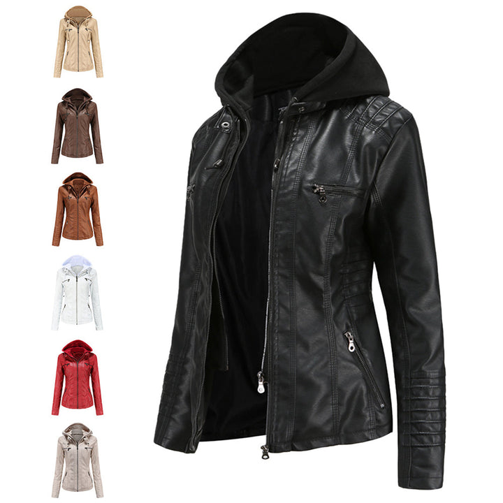 Elegante chaqueta de piel para mujer - Colección BARBARA