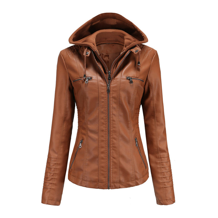 Elegante chaqueta de piel para mujer - Colección BARBARA
