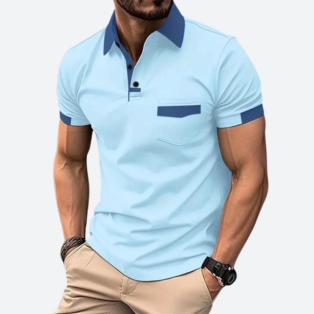 Elegante polo de manga corta - Belirick