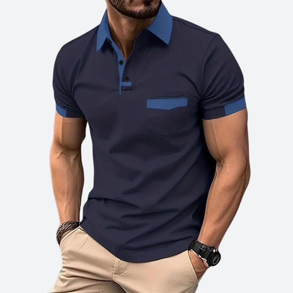 Elegante polo de manga corta - Belirick