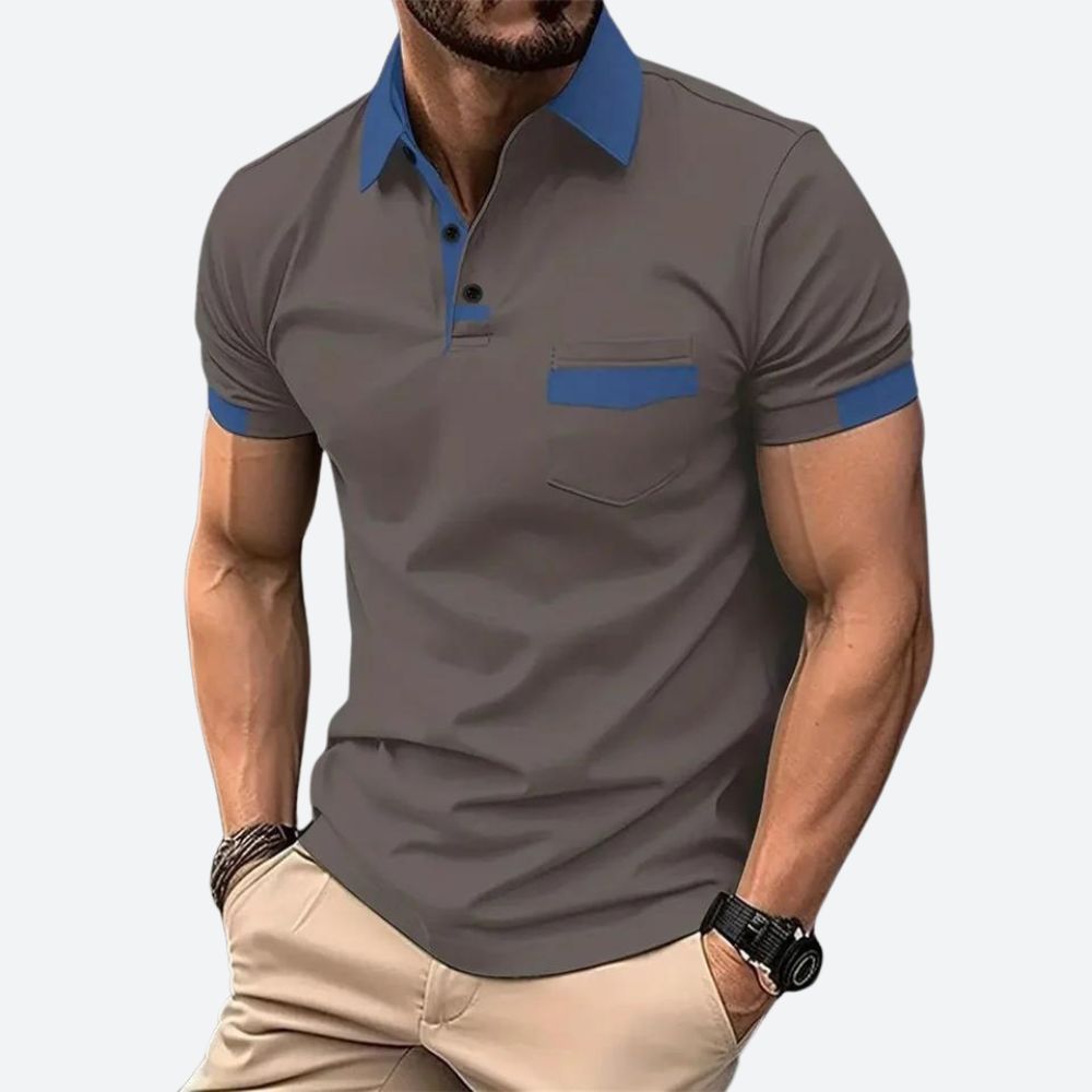 Elegante polo de manga corta - Belirick