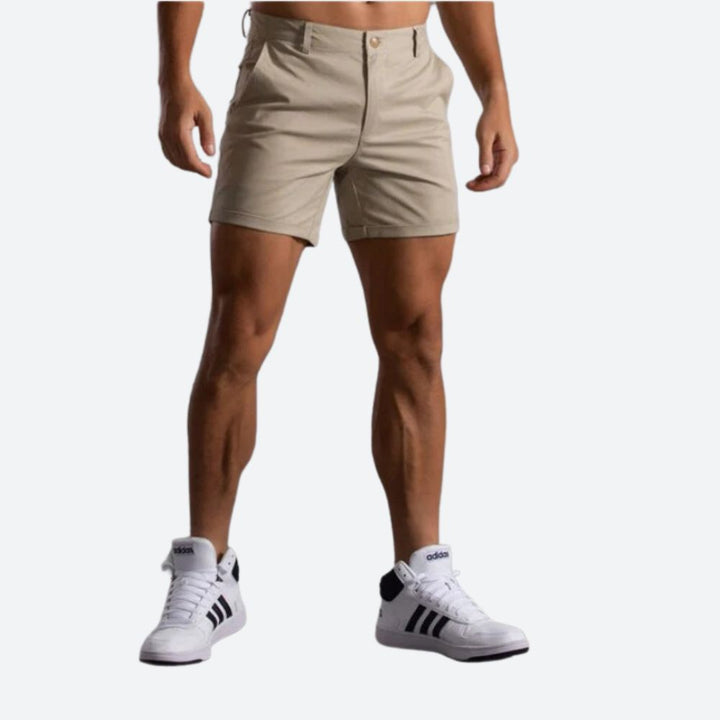 Elegantes pantalones cortos de verano para él - Bien