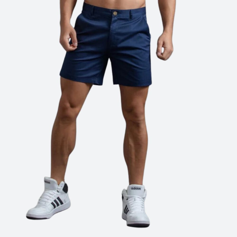 Elegantes pantalones cortos de verano para él - Bien