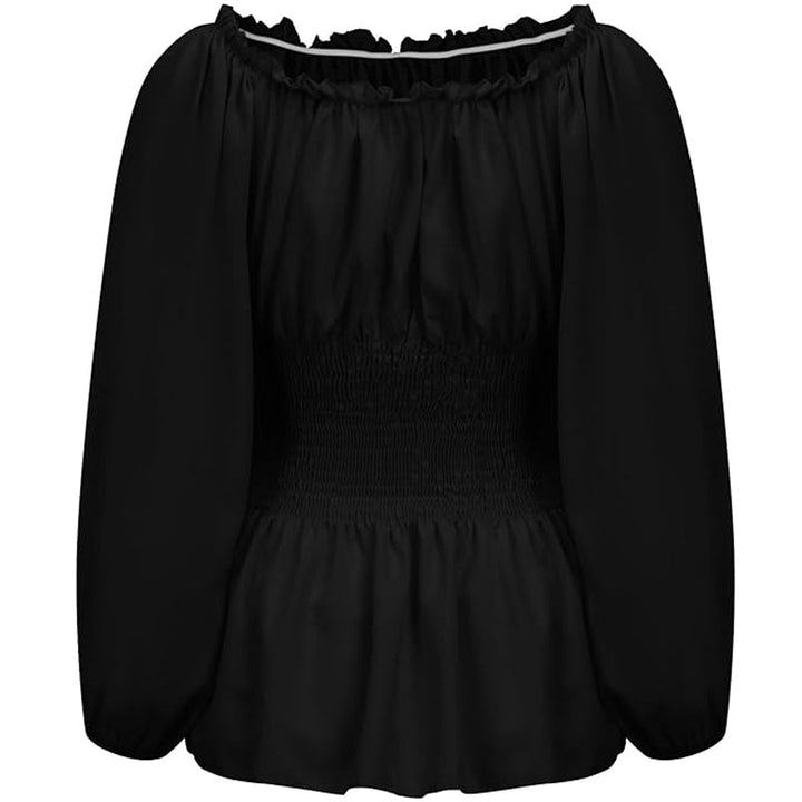 Elegante blusa sin hombros para mujer con estilo