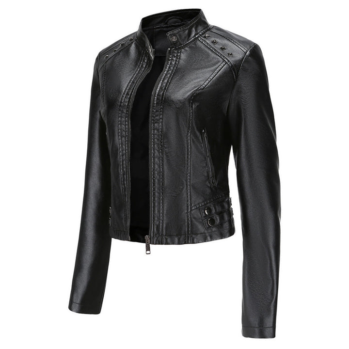 Elegante chaqueta de piel - Colección NAJLA