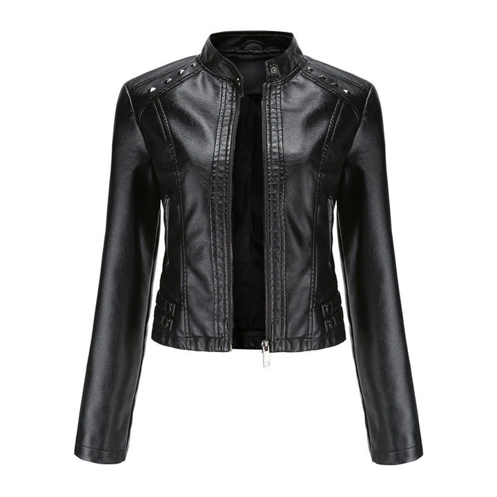 Elegante chaqueta de piel - Colección NAJLA