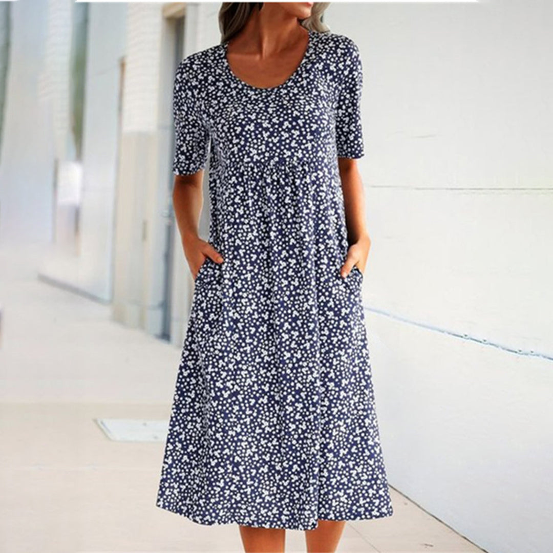 EBERTA - Encantador vestido floral informal para un toque femenino