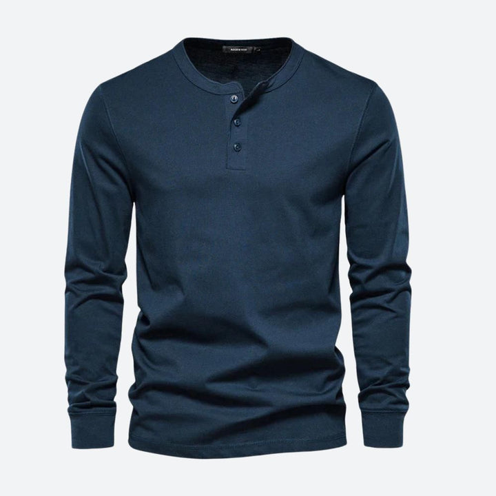 Elegante camisa informal de algodón - Bram