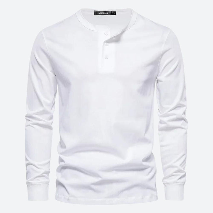 Elegante camisa informal de algodón - Bram