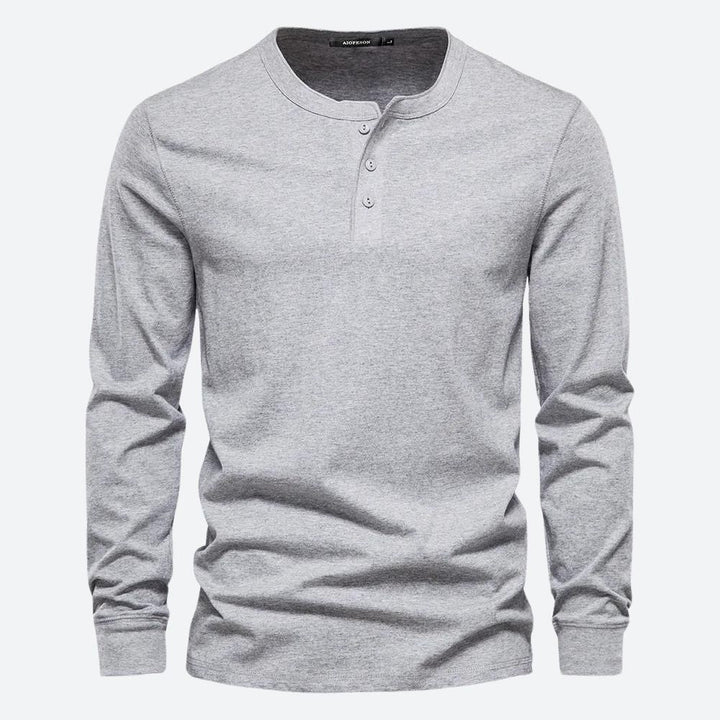 Elegante camisa informal de algodón - Bram