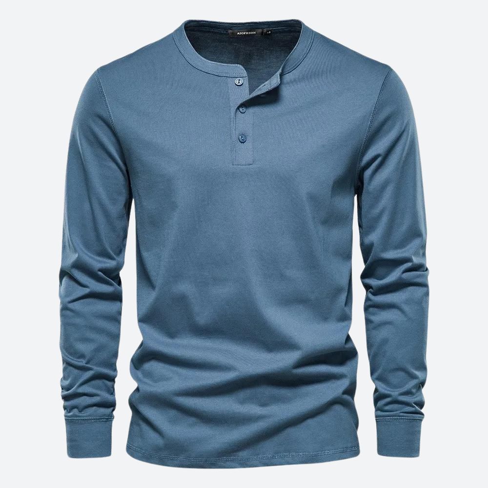 Elegante camisa informal de algodón - Bram