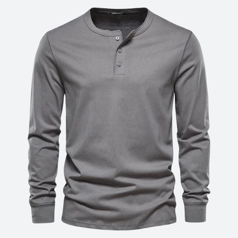Elegante camisa informal de algodón - Bram