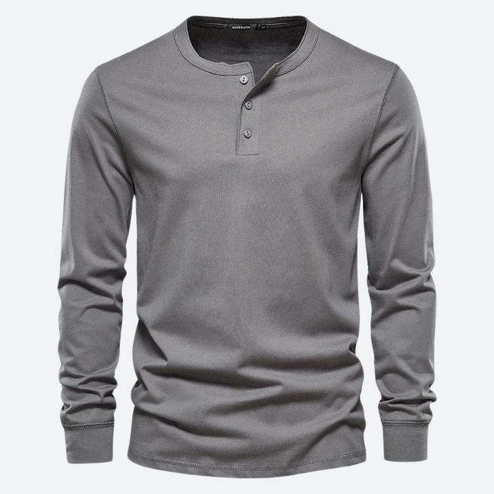 Elegante camisa informal de algodón - Bram