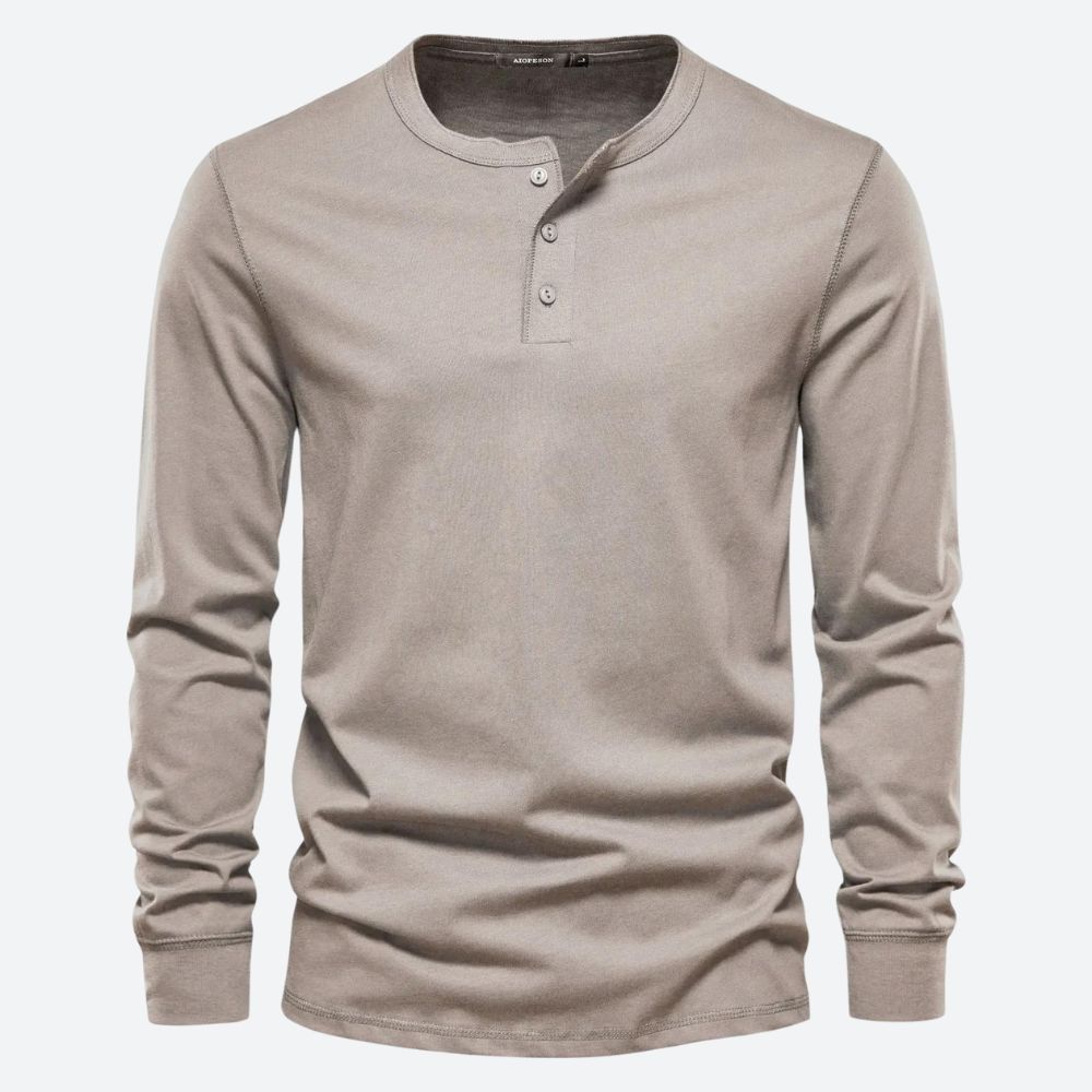 Elegante camisa informal de algodón - Bram