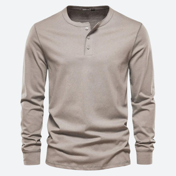 Elegante camisa informal de algodón - Bram