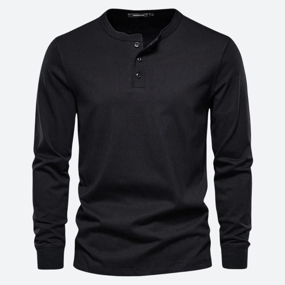 Elegante camisa informal de algodón - Bram
