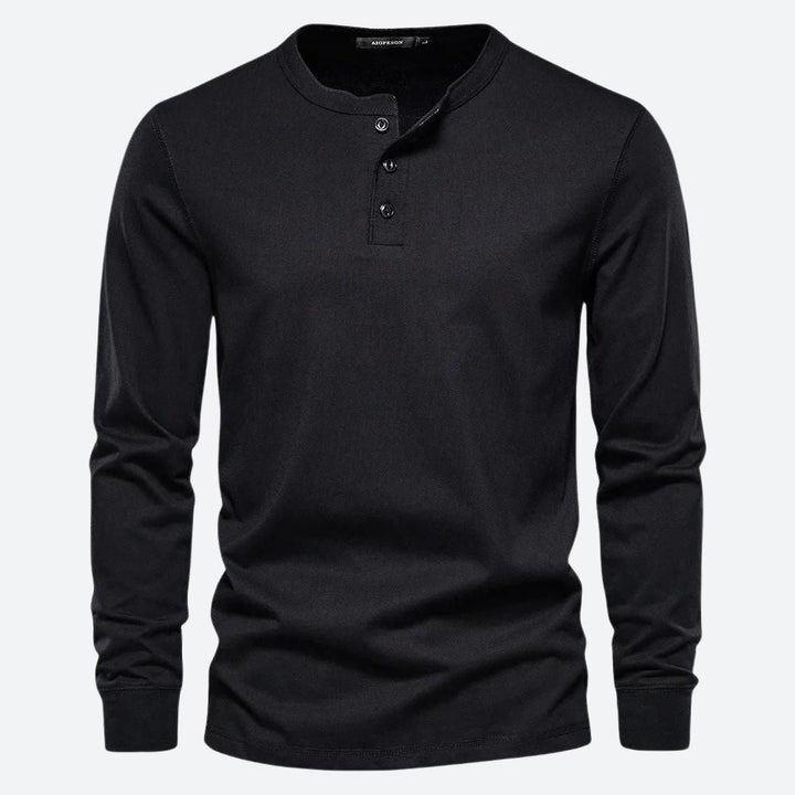 Elegante camisa informal de algodón - Bram