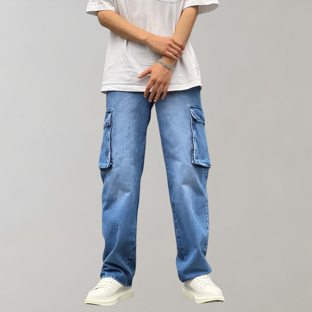 Hjalte - Prácticos pantalones cargo con prácticos bolsillos de almacenamiento