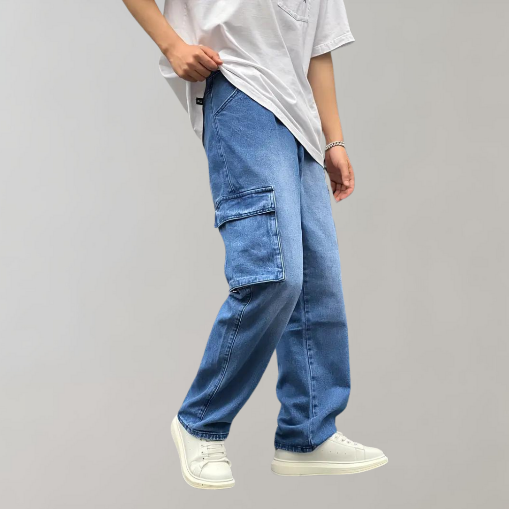 Hjalte - Prácticos pantalones cargo con prácticos bolsillos de almacenamiento