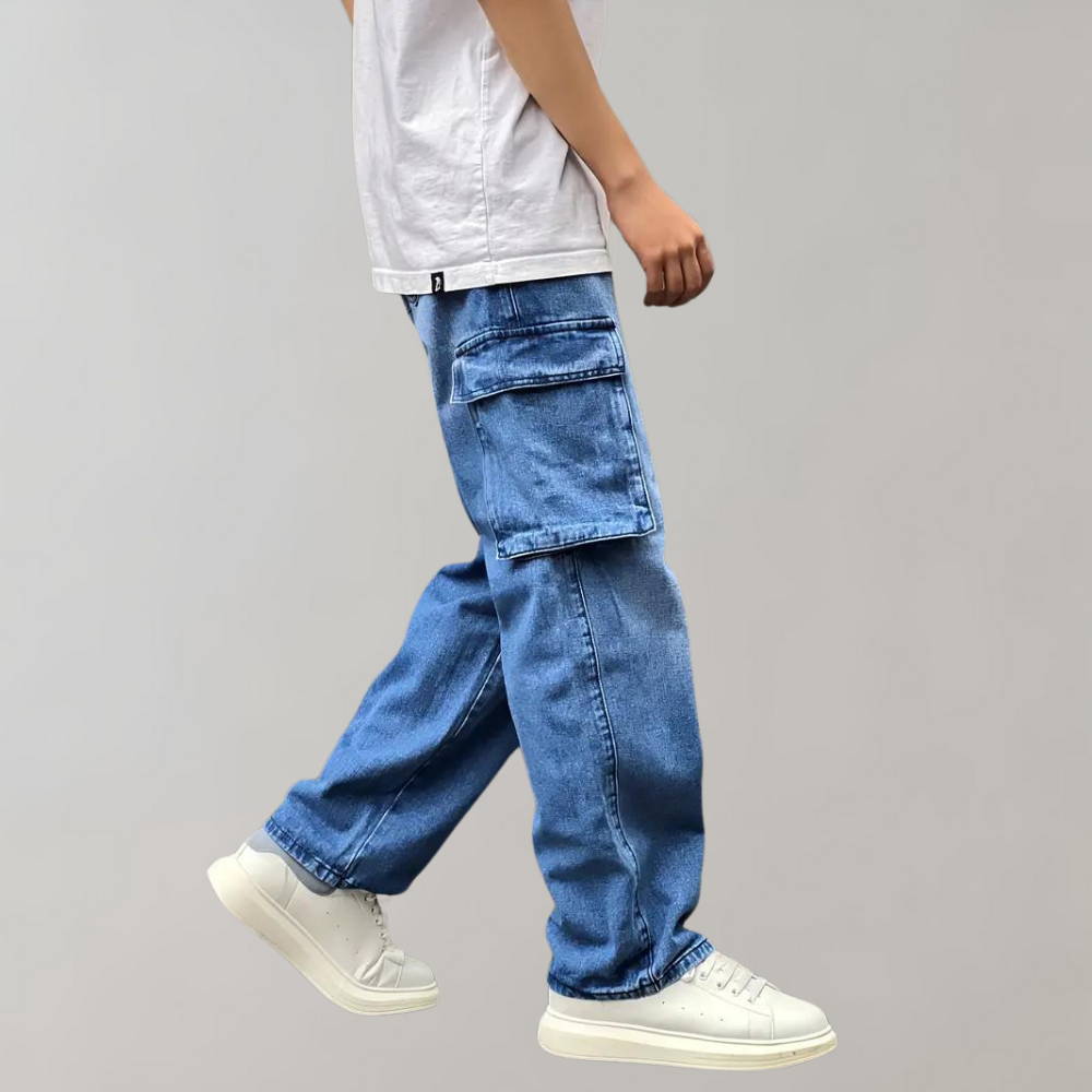 Hjalte - Prácticos pantalones cargo con prácticos bolsillos de almacenamiento