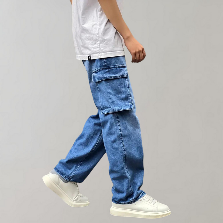 Hjalte - Prácticos pantalones cargo con prácticos bolsillos de almacenamiento