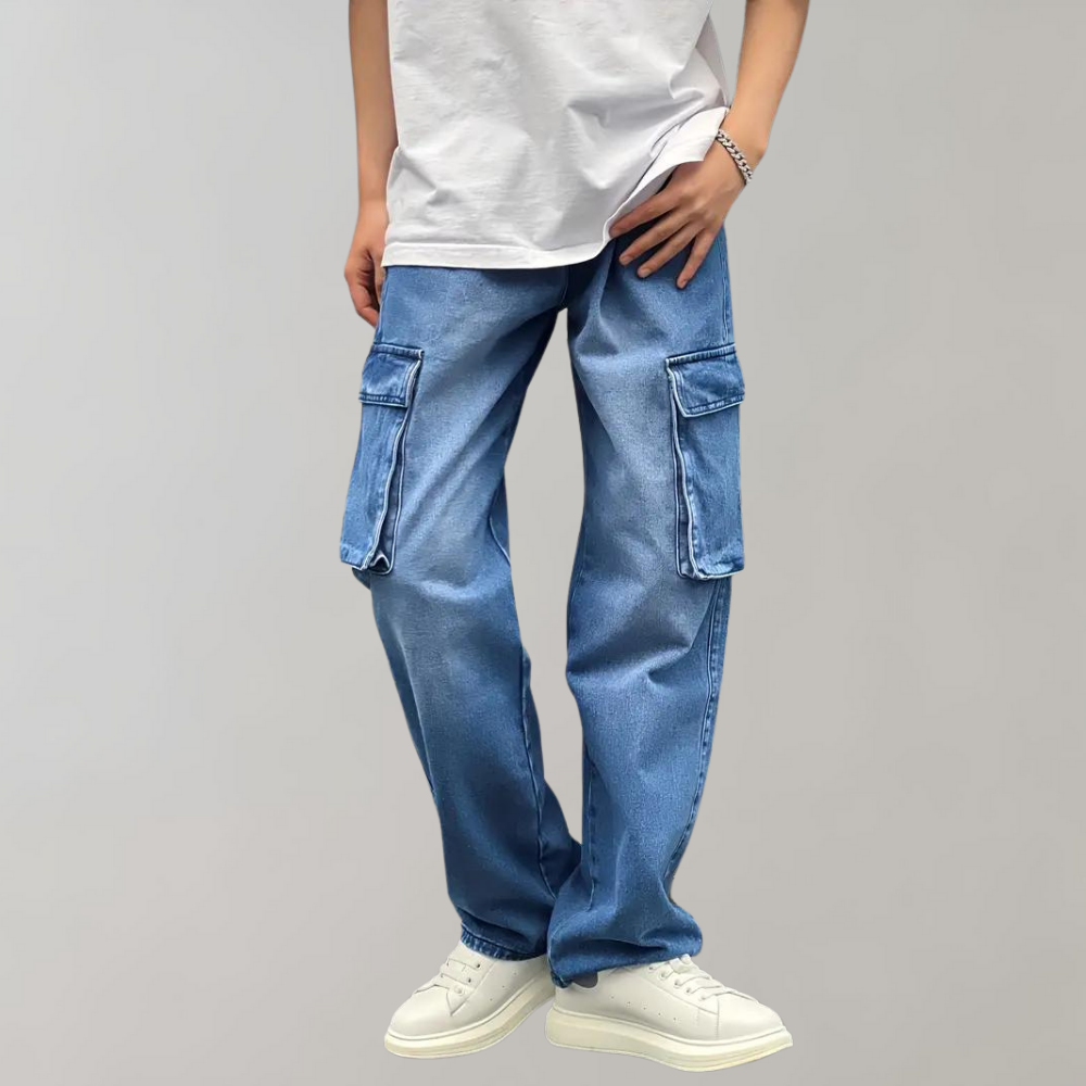Hjalte - Prácticos pantalones cargo con prácticos bolsillos de almacenamiento