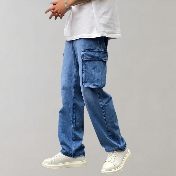 Hjalte - Prácticos pantalones cargo con prácticos bolsillos de almacenamiento