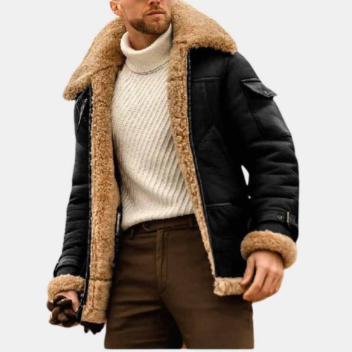 Elegante y cómodo abrigo Lancelot de hombre para un look cálido