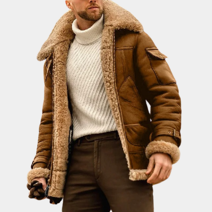 Elegante y cómodo abrigo Lancelot de hombre para un look cálido