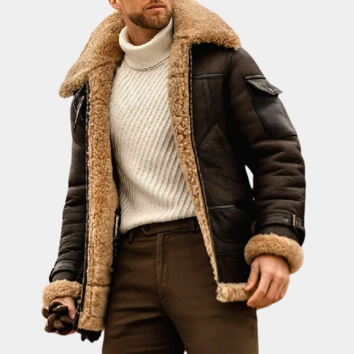 Elegante y cómodo abrigo Lancelot de hombre para un look cálido