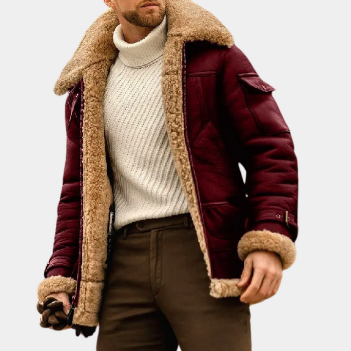 Elegante y cómodo abrigo Lancelot de hombre para un look cálido