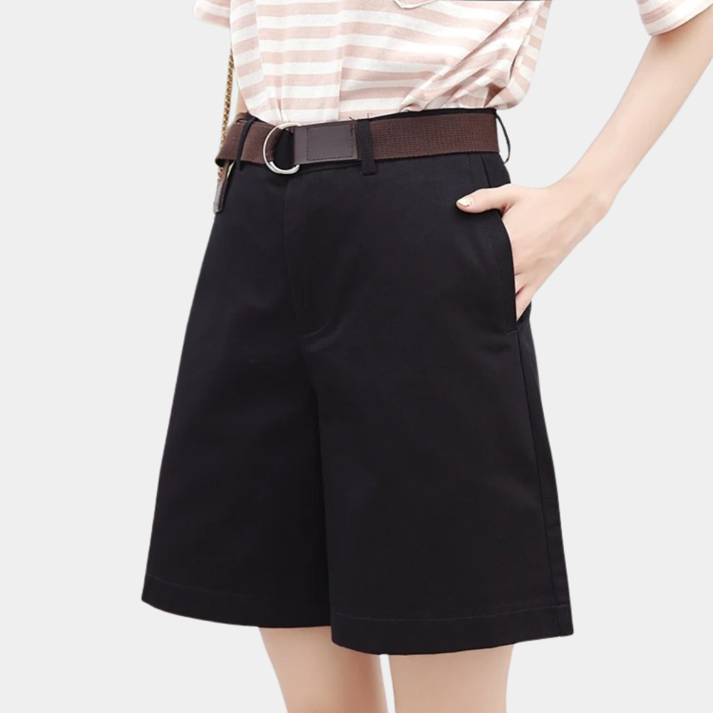 Pierrette - Pantalones cortos de mujer elegantes y cómodos