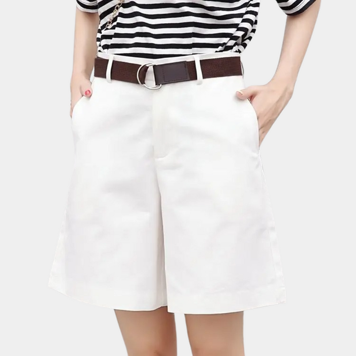 Pierrette - Pantalones cortos de mujer elegantes y cómodos