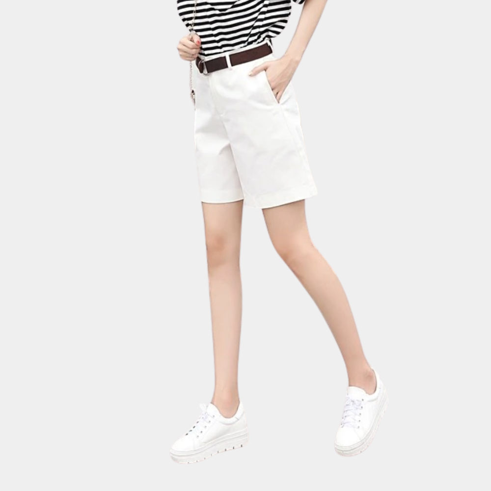 Pierrette - Pantalones cortos de mujer elegantes y cómodos