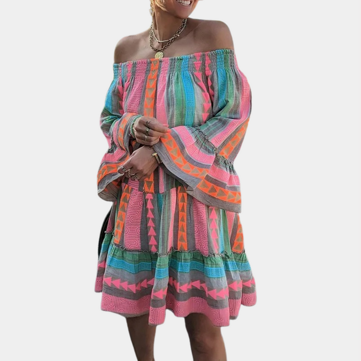 Aline - Elegante y alegre vestido de verano para mujer