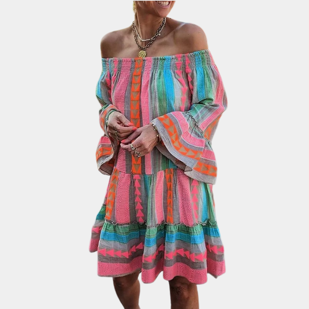 Aline - Elegante y alegre vestido de verano para mujer