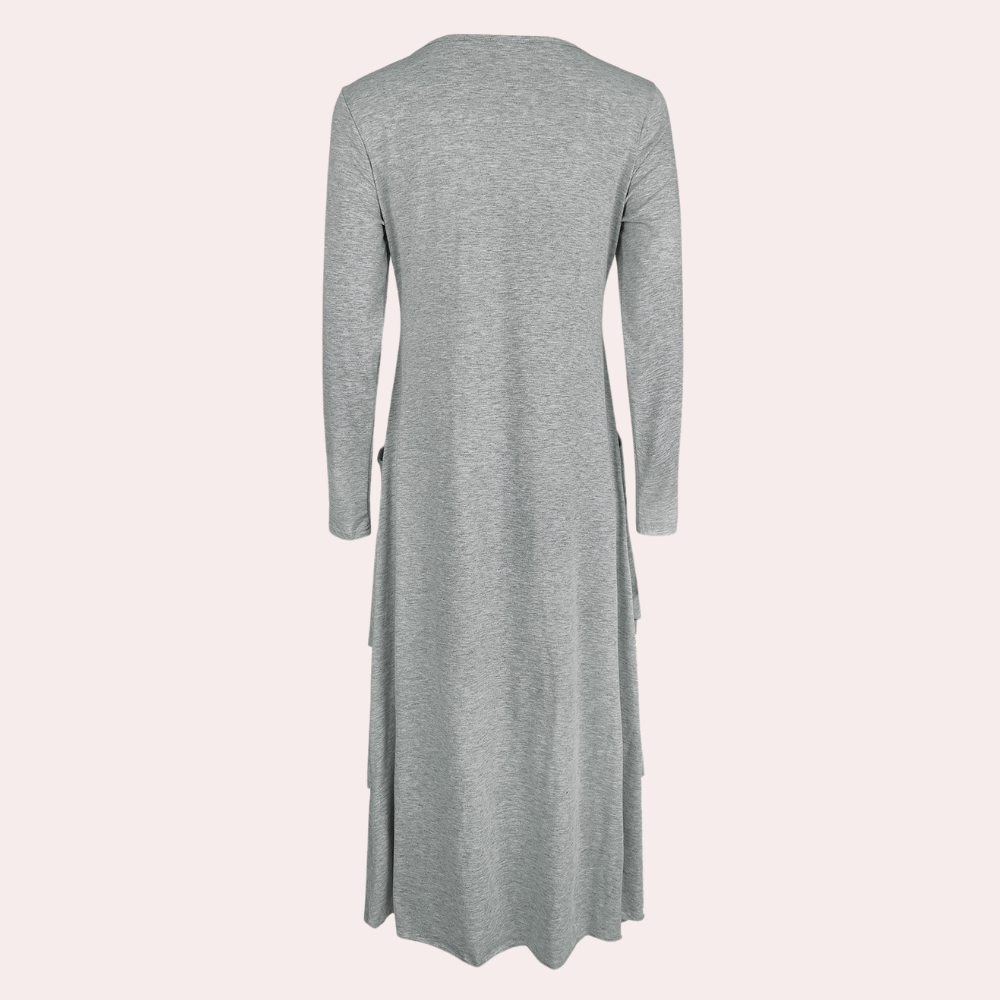 ABEBA - Elegante vestido largo informal para cualquier ocasión