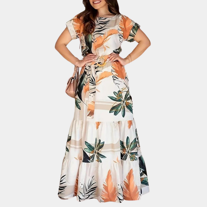 Vestido floral chic para mujer