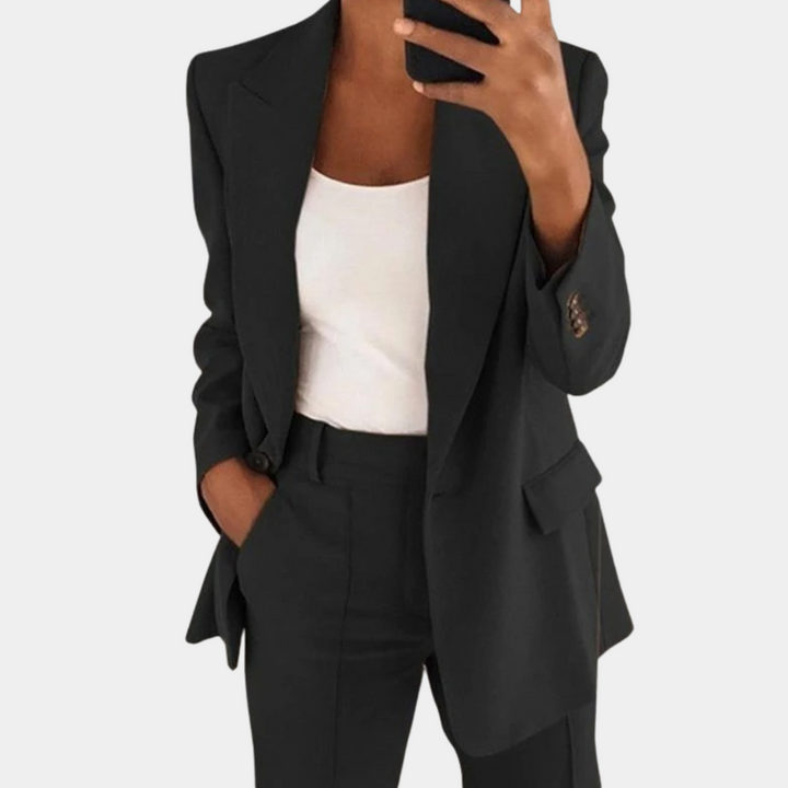 Elegante conjunto de chaqueta de mujer para un look sofisticado