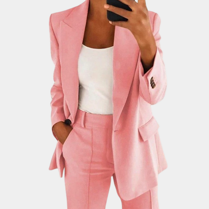 Elegante conjunto de chaqueta de mujer para un look sofisticado