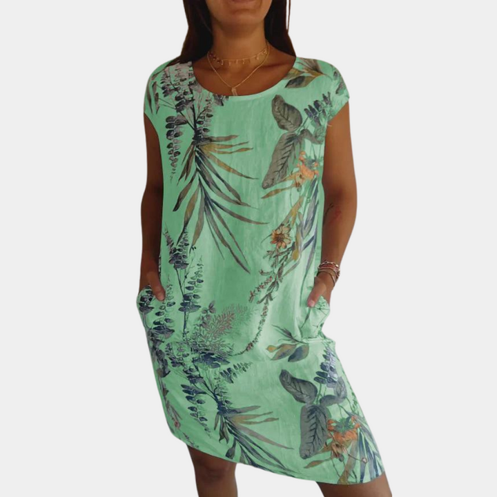 Elegante y cómodo vestido de verano para mujer