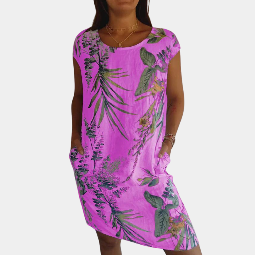 Elegante y cómodo vestido de verano para mujer