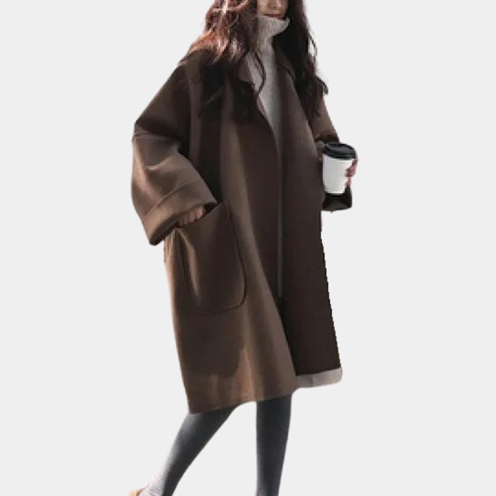 Elegante abrigo oversize de mujer para un look a la última