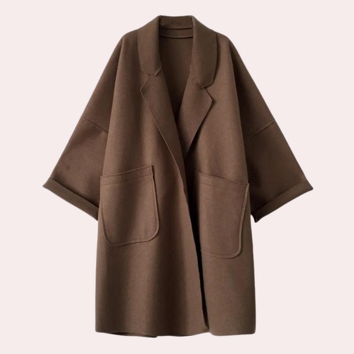 Elegante abrigo oversize de mujer para un look a la última