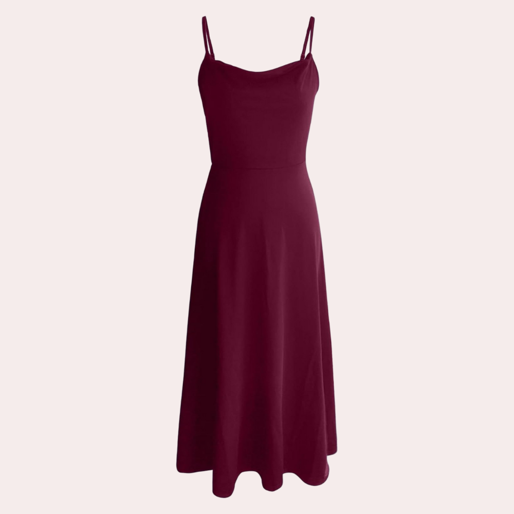 Cela - Elegante vestido maxi de lujo para mujer