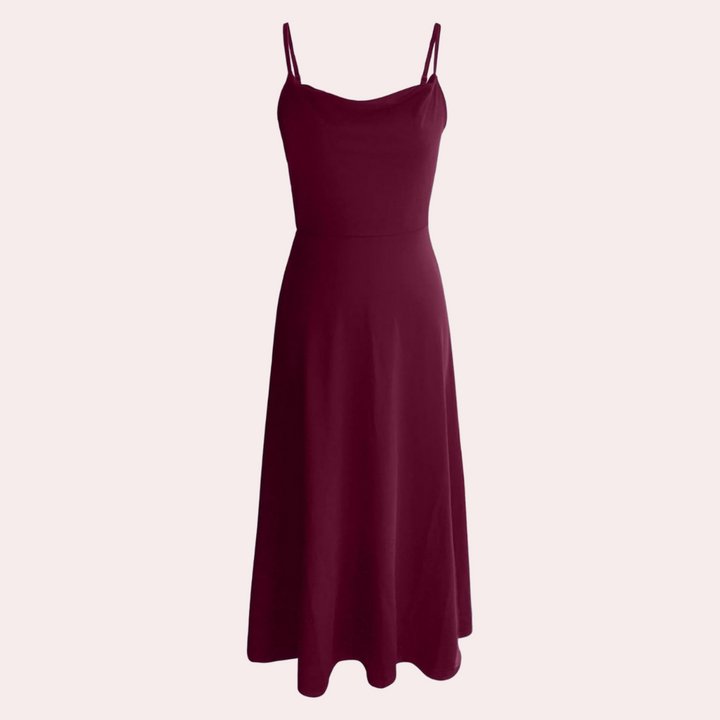 Cela - Elegante vestido maxi de lujo para mujer