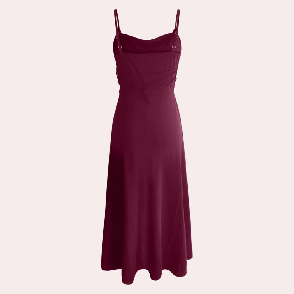 Cela - Elegante vestido maxi de lujo para mujer