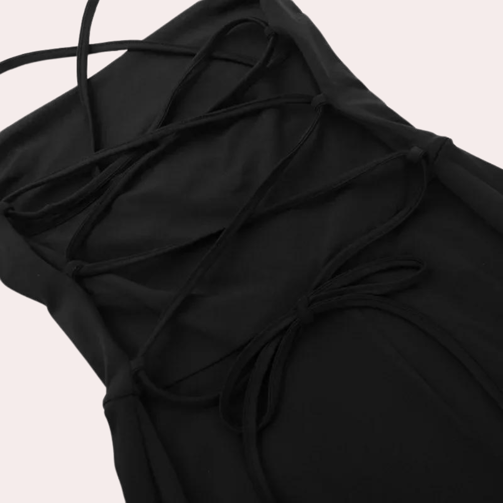 Cela - Elegante vestido maxi de lujo para mujer