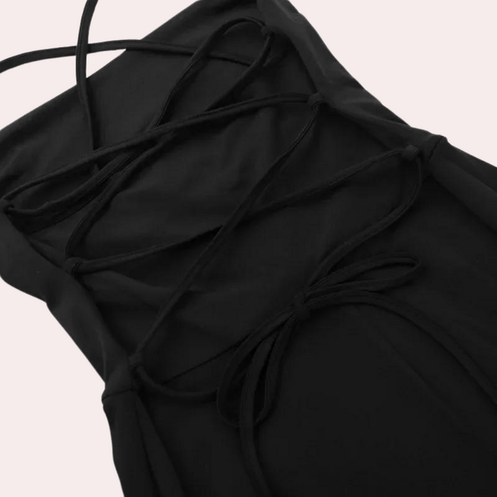 Cela - Elegante vestido maxi de lujo para mujer