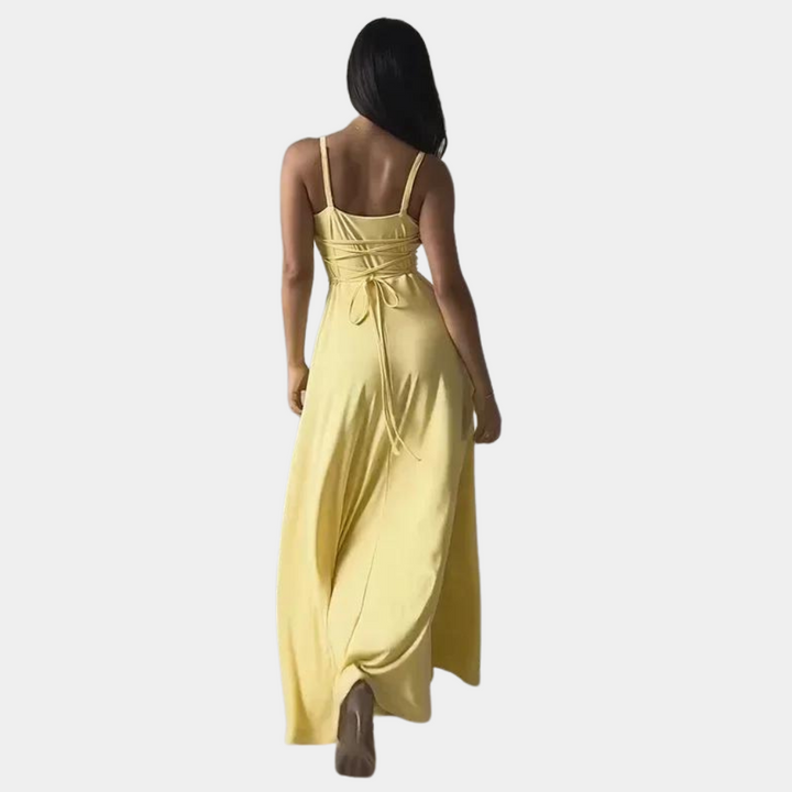 Cela - Elegante vestido maxi de lujo para mujer